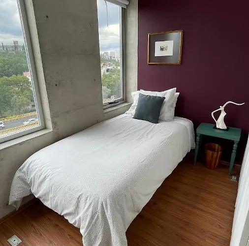 Departamento En Condesa Con Vista Al Castillo De Chapultepec Gym - Pool - Parking Cidade do México