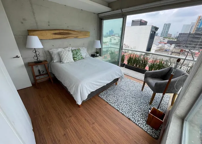 Departamento En Condesa Con Vista Al Castillo De Chapultepec Gym - Pool - Parking * Cidade do México