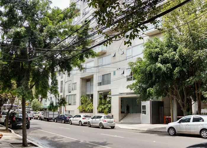 Departamento En Condesa Con Vista Al Castillo De Chapultepec Gym - Pool - Parking Cidade do México