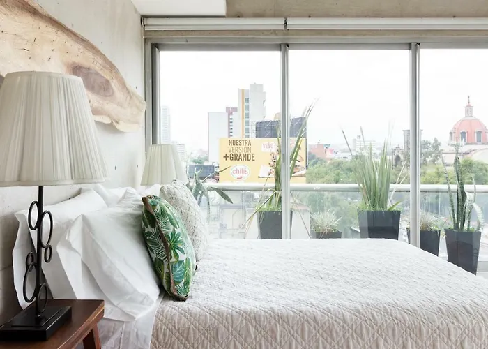 Departamento En Condesa Con Vista Al Castillo De Chapultepec Gym - Pool - Parking Apartamento *